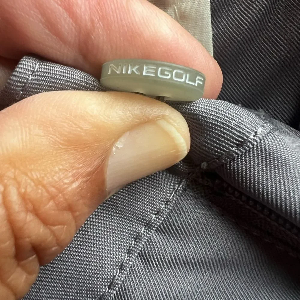 Nike Dri Fit Golf Gray Flat Front Youth Shorts Size L Casual Schoolcore Kidcore